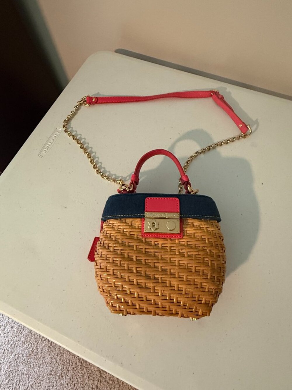 Draper James Wicker Handbag / Shoulder Bag